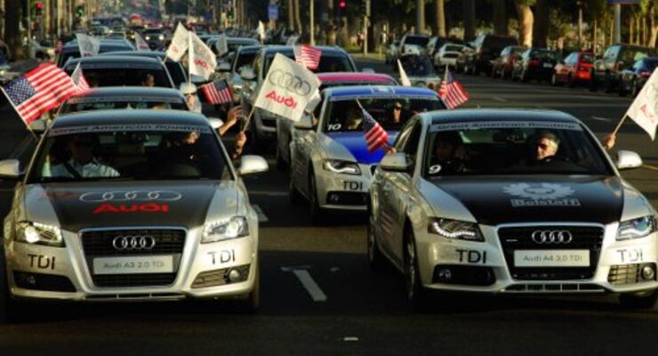 Am Mileage Marathon nahmen 32 Audi-Modelle teil.