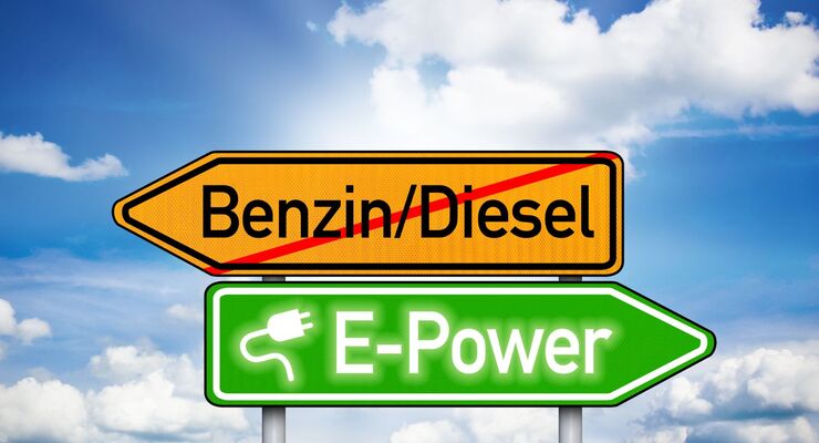 E-Mobilität, Antrieb, Benzin, Diesel, E-Auto
