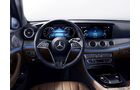Mercedes E-Klasse 2020, Cockpit, Armaturenbrett, Innenraum,