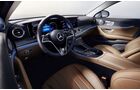 Mercedes E-Klasse 2020, Cockpit, Armaturenbrett, Innenraum, Sitze
