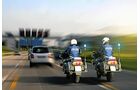 Motorrad Polizei Videoüberwachung