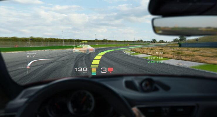 Porsche Augmented Reality-Display 2024