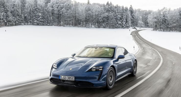 Porsche Taycan 2021, E-Auto, 