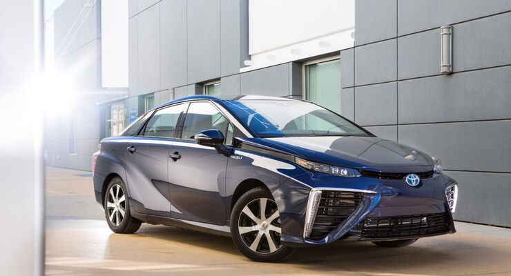 Toyota Mirai Brennstoffzellenauto Wasserstoff Elektroauto